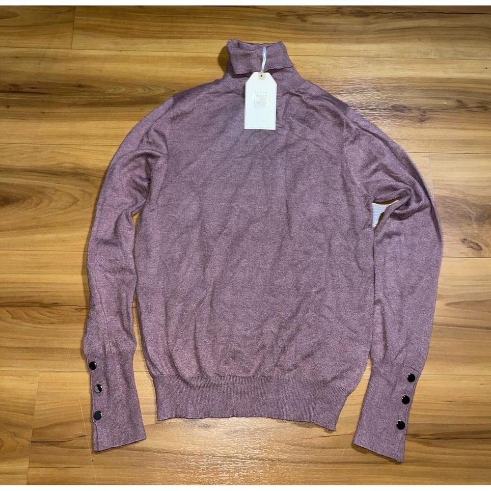 NWT Love Tree Warm & Cozy Turtleneck Longsleeve Lightweight Minimalist Sweater